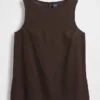 Tanktop aus Leinenmischung