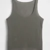 Tanktop aus Leinenmischung