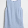 Tanktop aus Leinenmischung