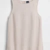 Tanktop aus Leinenmischung