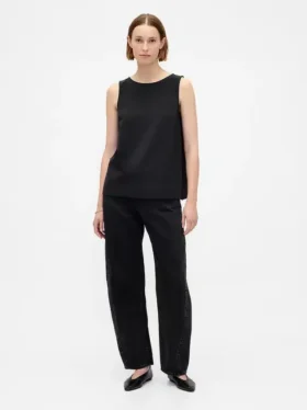 Tanktop mit U-Boot-Ausschnitt