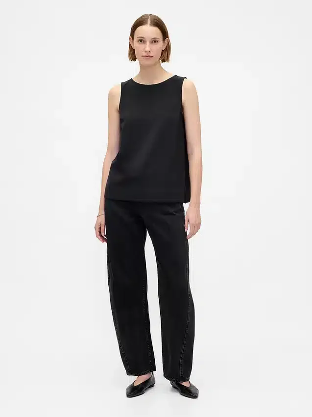 Tanktop mit U-Boot-Ausschnitt