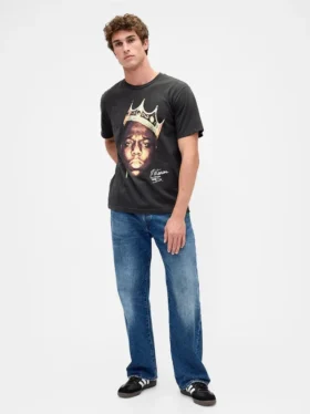 The Notorious B.I.G. T-Shirt mit Grafikprint in lockerer Passform