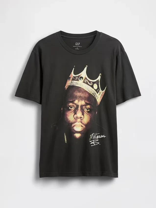 The Notorious B.I.G. T-Shirt mit Grafikprint in lockerer Passform