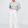 Tief sitzende, extra weite Jeans