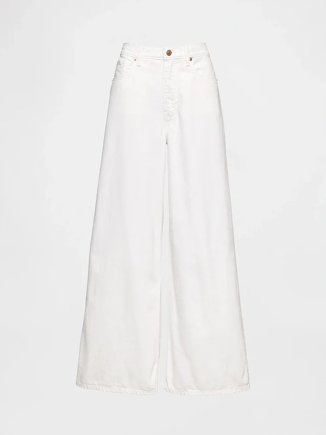 Tief sitzende, extra weite Jeans