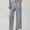 Tief sitzende, locker sitzende Crop-Jeans