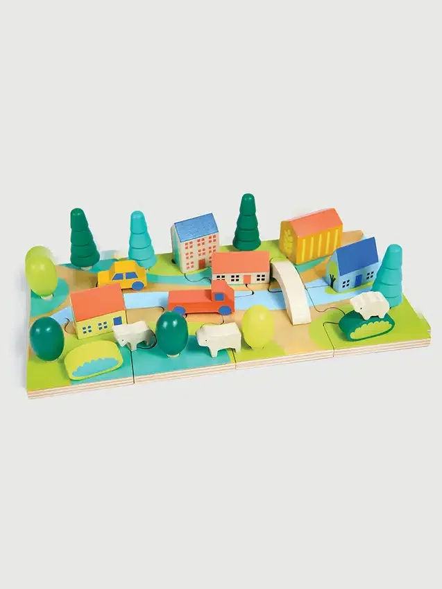 „Tiny Town“-Puzzle-Spielzeug