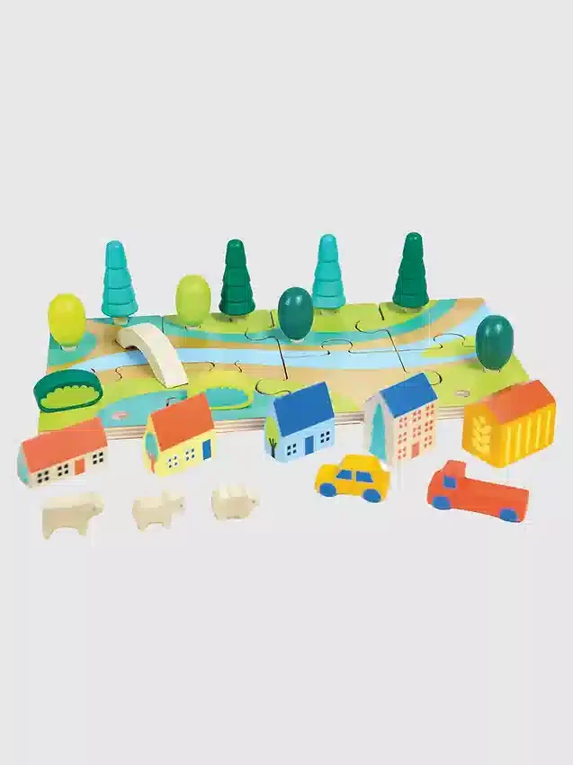 „Tiny Town“-Puzzle-Spielzeug
