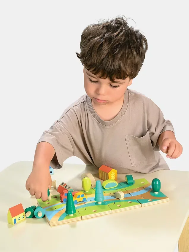 „Tiny Town“-Puzzle-Spielzeug