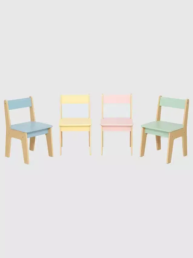 Tisch- und 4-Stuhl-Set für Kleinkinder
