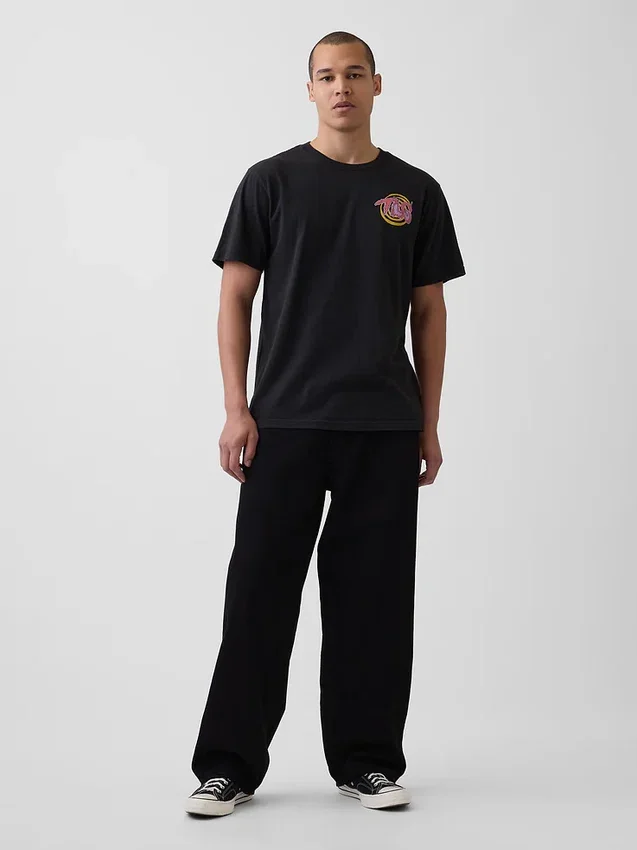 Tlc-T-Shirt mit Grafik in lockerer Passform
