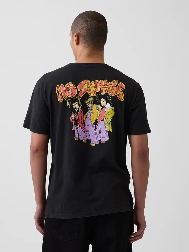 Tlc-T-Shirt mit Grafik in lockerer Passform