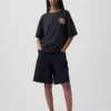 Tlc-T-Shirt mit Grafik in lockerer Passform