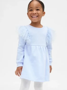 Tüll-Sweatshirt-Kleid für Baby & Kleinkind
