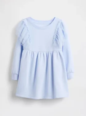 Tüll-Sweatshirt-Kleid für Baby & Kleinkind