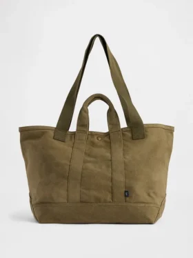Tote-Bag aus gewachstem Canvas