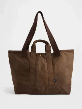 Tote-Bag aus gewachstem Canvas