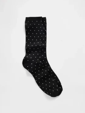 Transparente Crew-Socken