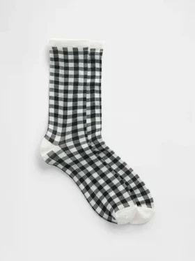 Transparente Crew-Socken