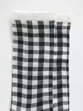 Transparente Crew-Socken