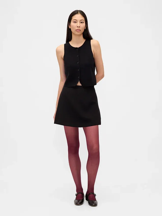 Transparente Strumpfhose