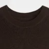 Transparenter, gerippter Pullover-Body
