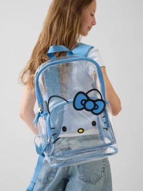 Transparenter Hello Kitty-Rucksack für Kinder