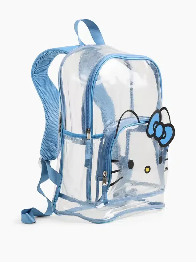 Transparenter Hello Kitty-Rucksack für Kinder
