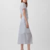 Transparentes Midi-Hemdkleid