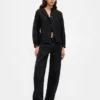 Transparentes Voile-Hemd mit Blumenmuster