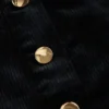 Trägerloses Minikleid aus Cord