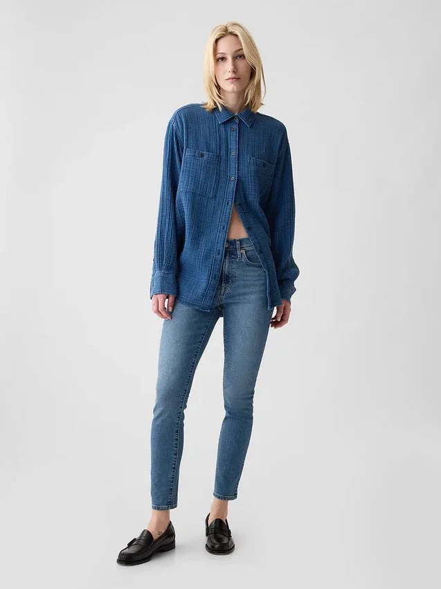 True-Skinny-Jeans mit mittlerer Leibhöhe