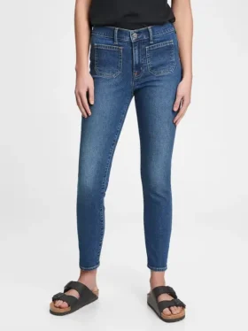 True-Skinny-Jeans mit mittlerer Leibhöhe