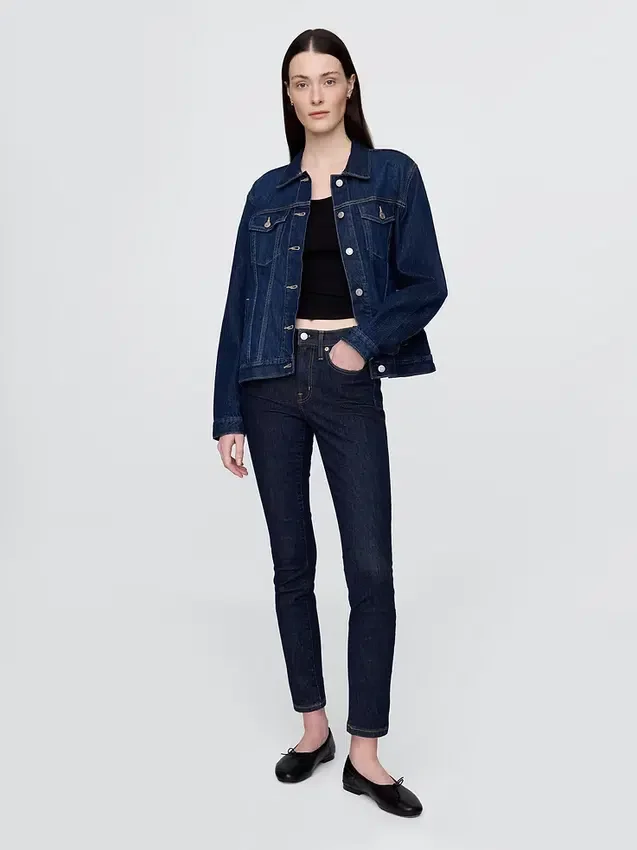True-Skinny-Jeans mit mittlerer Leibhöhe