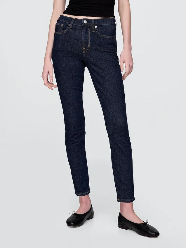 True-Skinny-Jeans mit mittlerer Leibhöhe