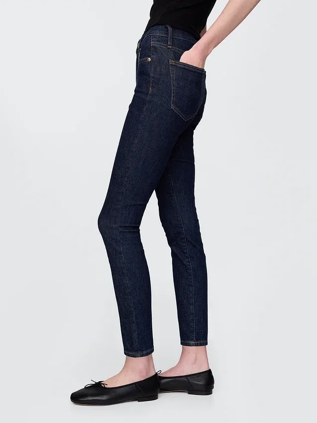 True-Skinny-Jeans mit mittlerer Leibhöhe