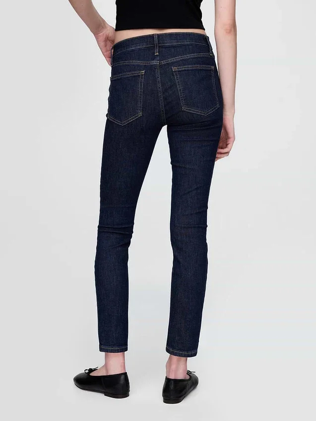 True-Skinny-Jeans mit mittlerer Leibhöhe