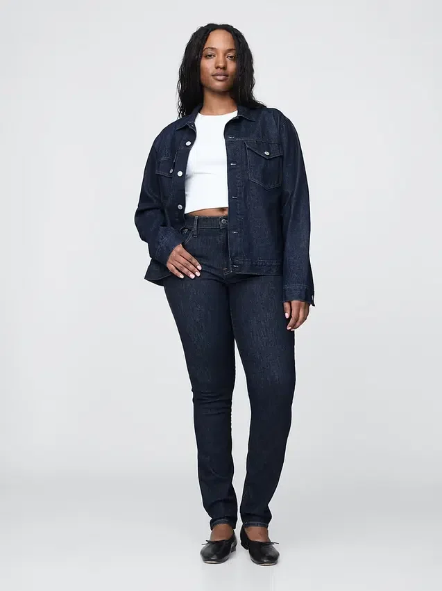 True-Skinny-Jeans mit mittlerer Leibhöhe