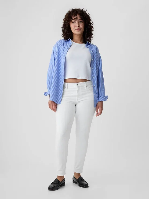 True-Skinny-Jeans mit mittlerer Leibhöhe
