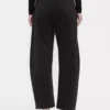 Twill-Hose mit mittlerer Leibhöhe und weitem Bein