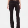Twill-Hose mit niedriger Leibhöhe, lang und schmal geschnitten