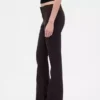 Twill-Hose mit niedriger Leibhöhe, lang und schmal geschnitten
