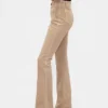 Twill-Hose mit niedriger Leibhöhe, lang und schmal geschnitten