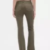Twill-Hose mit niedriger Leibhöhe, lang und schmal geschnitten