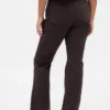 Twill-Hose mit niedriger Leibhöhe, lang und schmal geschnitten