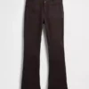Twill-Hose mit niedriger Leibhöhe, lang und schmal geschnitten