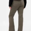 Twill-Hose mit niedriger Leibhöhe, lang und schmal geschnitten