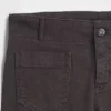 Twill-Hose mit niedriger Leibhöhe, lang und schmal geschnitten