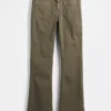 Twill-Hose mit niedriger Leibhöhe, lang und schmal geschnitten